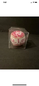 St. Louis Missouri Landmarks Pink & White Souvenir Collectible Baseball NEW - Picture 1 of 5