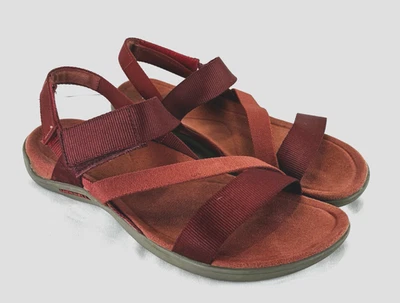 Sandalia Merrell District 3 Blackstrap red ladrillo para mujer talla 7’  Foto 1 de 4