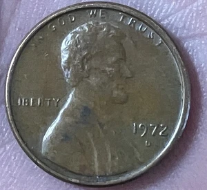1972 D Lincoln One Cent MANY ERRORS Penny Coin - Picture 1 of 2