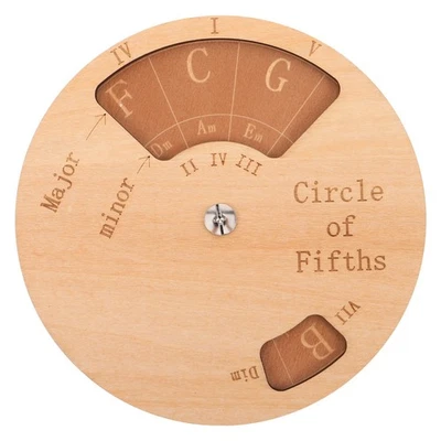 Cercle des en bois : Roue de progression des de guitare - Outil - Photo 1/4