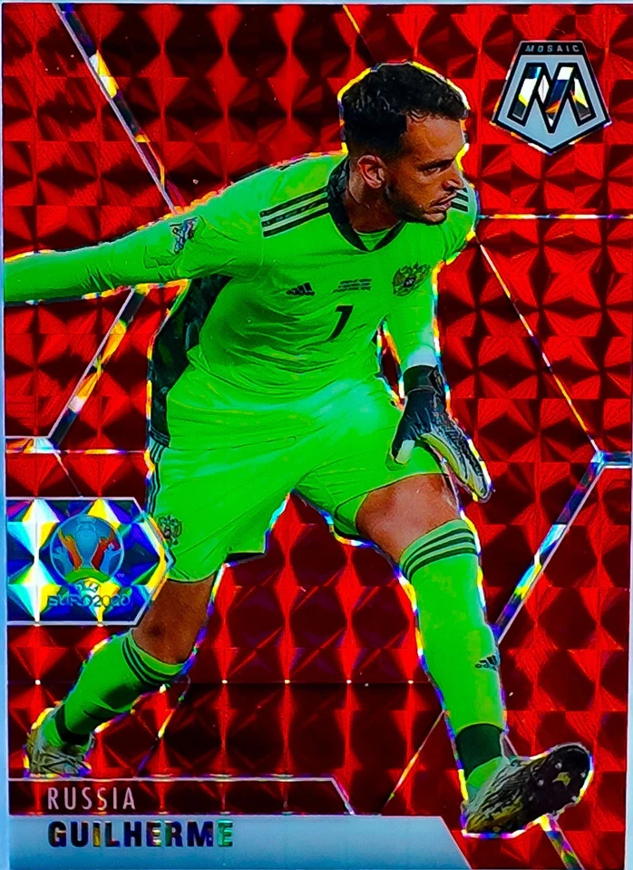 2021 Panini Mosaic UEFA Euro 2020 - Guilherme Marinato #70  RED MOSAIC PRIZM - Image 1 of 2