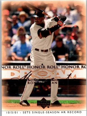 Barry Bonds 2002 Upper Deck Honor Roll #54 🔥 - Image 1 of 2