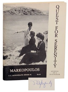 Gregory J MARKOPOULOS / QUEST FOR SERENITY Journal Signed 1st Edition #173358 - Picture 1 of 1