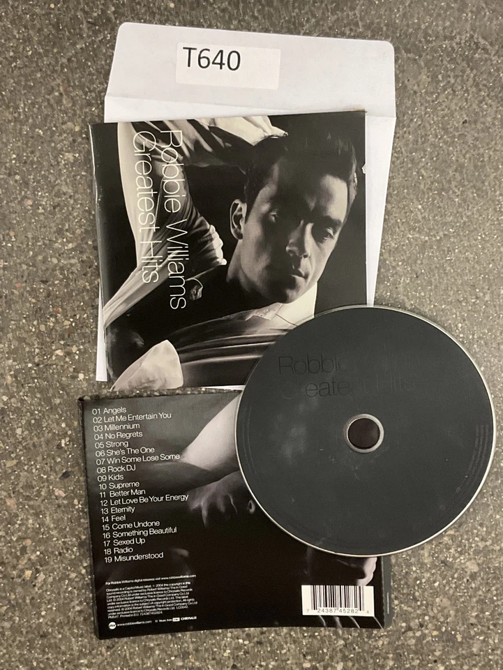 Greatest Hits [New Zealand] by Robbie Williams (England) (CD No Case #T640 Foto 1 de 1