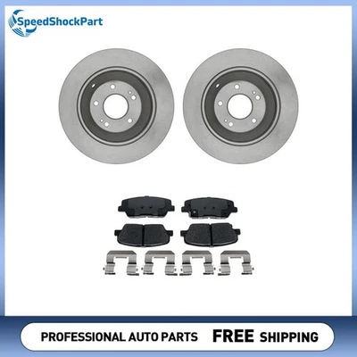 Juego de pastillas de freno de disco traseras para Hyundai Santa Fe 2010-2016 rotor de freno de disco Foto 1 de 4