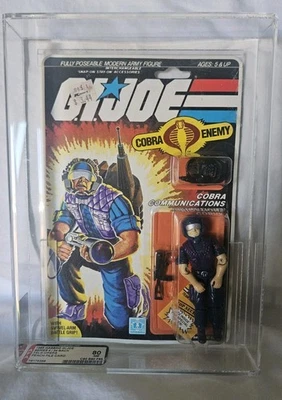 GI JOE VINTAGE AFA 80NM TELE VIPER 34 TARJETA DE ARCHIVO MELOCOTÓN TRASERO (SUBS 80/80/85) Foto 1 de 4