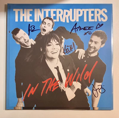 The Interrupters-  In The Wild  12” Vinyl  & Signed 12” Art Cover Autographed - Image 1 of 4