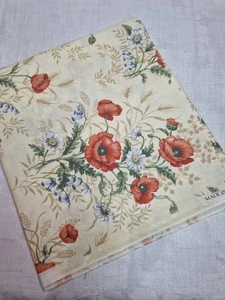 Vintage Stoff Mohnfelder 116 cm x 1 m - Bild 1 von 4
