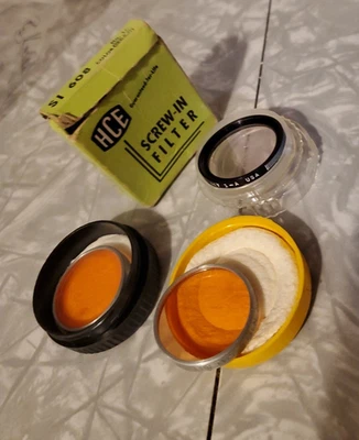 Lot Of 2 Series V  Filter KODAK Daylight w Case + 1 HCE Sky 1A Filter W Case Box - Image 1 of 4