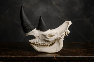 White Rhinoceros Skull Replica - Museum-Quality  1:1 - Image 1 of 3