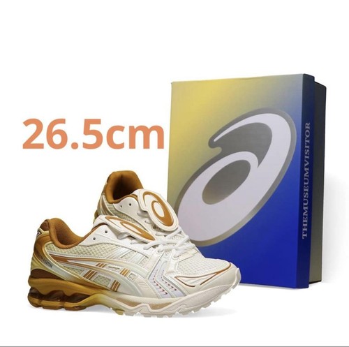 Sneakers da corsa Asics Gel Kayano 14 uomo bianco oro 8 5 US mai usate