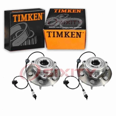 Conjunto de buje de cojinete de rueda delantera Timken de 2 piezas para GMC Sierra 1500 km 2007-2013 Foto 1 de 4