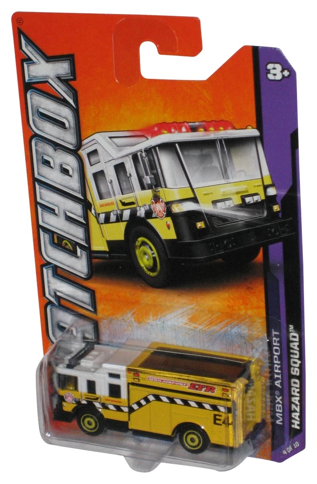 Matchbox MBX Aeroporto 4/10 (2011) Camion Giocattolo Giallo Hazard Squad 4/120 - Immagine 1 di 1
