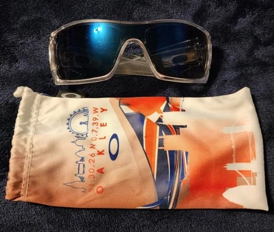 Oakley Batwolf OO9101-07 Men's Sunglasses - Clear/Ice Iridium - Image 1 of 4