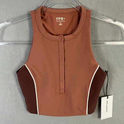 Camiseta sin mangas ajustada Abercrombie & Fitch YPB SculptLUX Plunge Henley talla XS NUEVA CON ETIQUETAS Foto 1 de 4