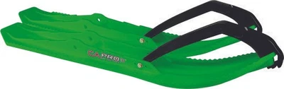 C&A Boondock Extreme BX Skis - Green Snowmobile 77380399 650655 - Image 1 of 4