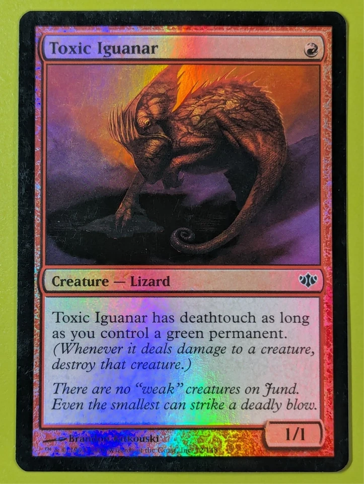 FOIL Toxic Iguanar x1 Alara Reborn 1x Magic the Gathering MTG - Image 1 of 1