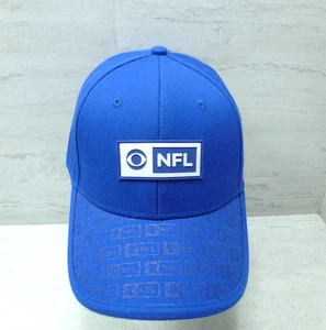 NFL on CBS Football Logo Hat Blue Adjustable Strapback Cap - Picture 1 of 6