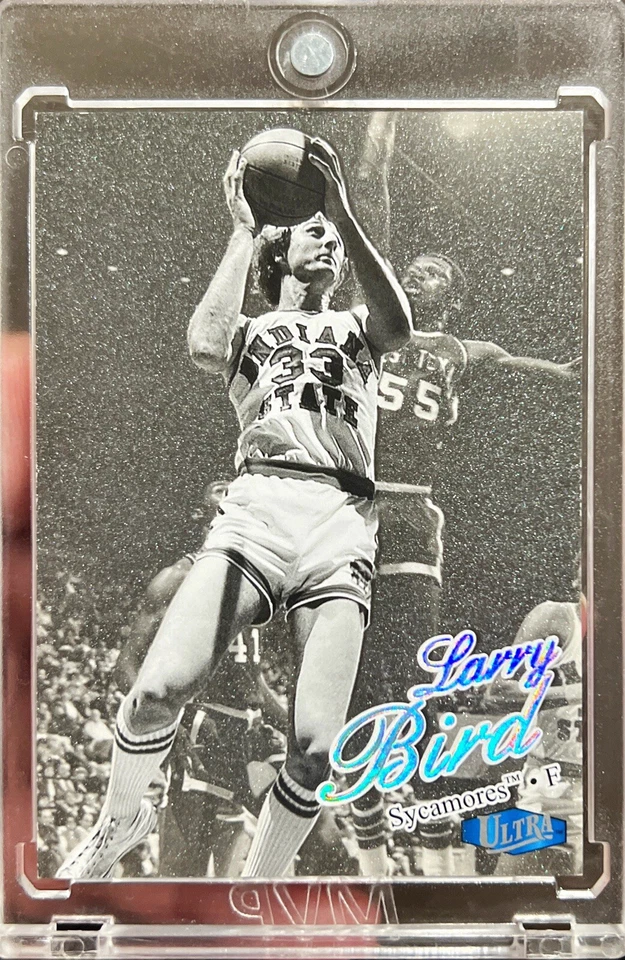 2012-13 Fleer Retro Larry Bird 1997-98 Ultra Platinum /100 Insert Card #12 SP - Image 1 of 1