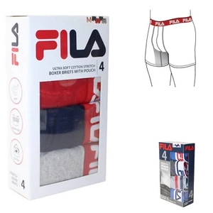 FILA 4er Pack Herren Boxer Boxershorts Strech Briefs Short Unterhosen S M L XL - Bild 1 von 3