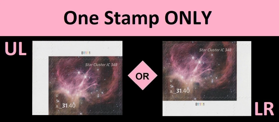 US 5955 Express Mail Star Cluster IC 348 $31.40 plate single MNH 2025 - Image 1 of 1