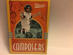 2018 Panini Classics Composers Gold #30 Joe Flacco /99 - Picture 1 of 2