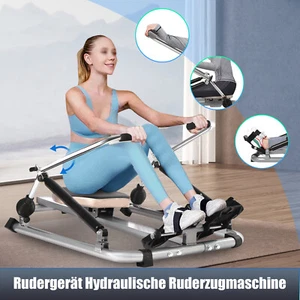 LCD Rudergerät Rudermaschine Ruderzugmaschine Klappbar Fitness Cardio bis 120kg - Bild 1 von 23