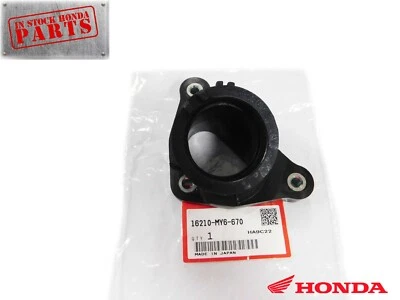 GENUINE HONDA OEM 1993-2023 XR650L CARBURETOR INSULATOR 16210-MY6-670 - Image 1 of 4