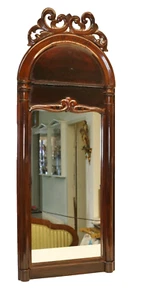 Biedermeier Mahagoni Spiegel restauriert und mit original Spiegel Glas – - Bild 1 von 5