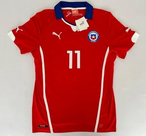 Chile World Cup 2014 Home Shirt with 11 Vargas Print Size M - Bild 1 von 7