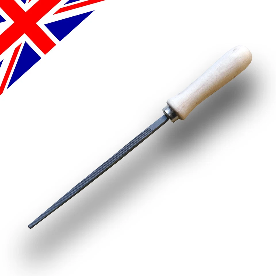 6" 150mm Square File 2nd Cut Engineers File (Wooden Handle fitted) - Image 1 of 1