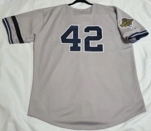 AUTHENTIC MAJESTIC LG MARIANO RIVERA NEW YORK YANKEES COOPERSTOWN 96 JERSEY 6240 - Picture 1 of 10