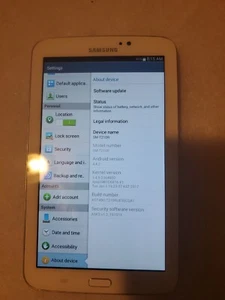 Samsung SM-T217 Galaxy Tab 3 8GB Sprint NETORK SIM.Android Tablet White  - Picture 1 of 3