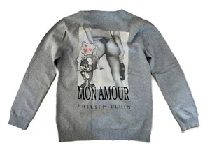 Philipp Plein - Vest/Cardigan - Grey - SIZE S - Wool And Cotton - , Vgc , - Picture 1 of 8