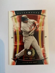 2005 Fleer Patchworks Gold #67 Manny Ramirez 19/99 - Boston Red Sox - Picture 1 of 2