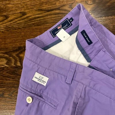 Pantalones Cortos Club Vineyard Vines Para Hombre Talla 28 Púrpura Foto 1 de 4