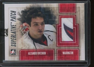 2011-12 ITG Superlative Vol 3 Alexander Ovechkin #SP-02 Game Used Patch 1/19 - Image 1 of 2