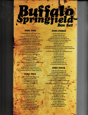 BUFFALO SPRINGFIELD - BUFFALO SPRINGFIELD 4-DISC BOX SET (4CD 2001)**88 TRACKS** - Image 1 of 4