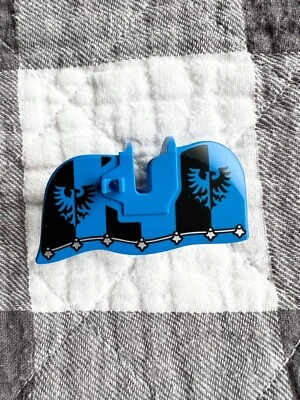 Lego Castle: Black Falcon Lion Knight Minifigure Horse Barding Armor from 10305  - Image 1 of 3