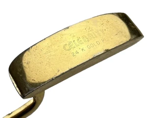 Celebrity 24K Gold Plated Golf Putter. 34.5in Right Handed. (Not Personalized) - Picture 1 of 11
