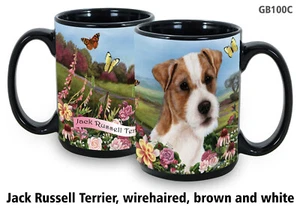 Garden Party Mug - Brown and White Jack Russell Terrier Double Coat - Imagen 1 de 1