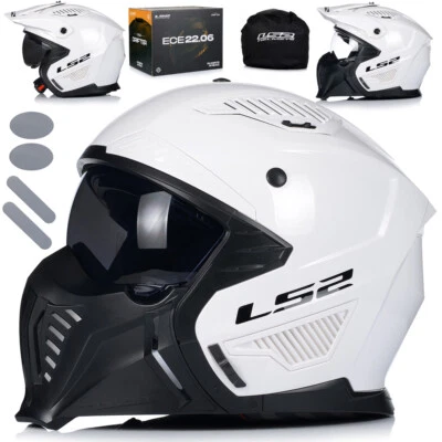 Motorradhelm Jethelm LS2 OF606 DRIFTER SOLID Helm Roller Trial Motorrad 22.06 - Bild 1 von 4