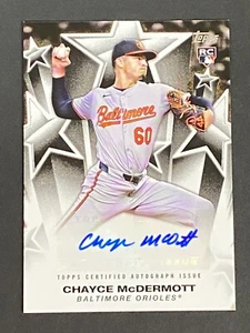 Chayce McDermott 2025 Topps Baseball Stars Auto RC #BSA-CMC - Picture 1 of 10