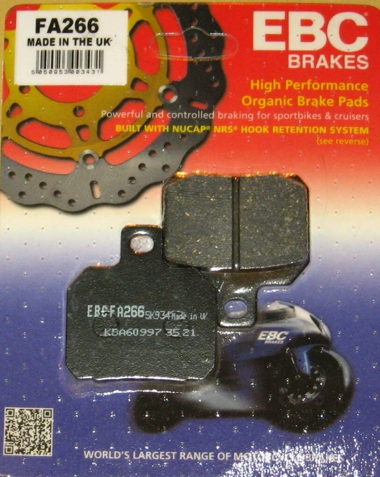 Brake Pads for 2000-2005 Cagiva Raptor 1000 Rear - Image 1 of 1
