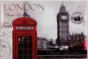 London Big Ben / Red Phone Box fridge magnet (gg) - Picture 1 of 1