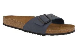NUEVO EN CAJA - Sandalias de cuero para hombre Birkenstock Madrid talla 13 - nvy - Imagen 1 de 3