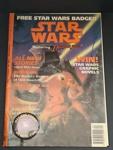 STAR WARS inc INDIANA JONES Comic - Issue No 7 - Date 03/1993 - Inc GIFT BADGE - Foto 1 di 3