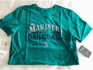 Camiseta Nike de los Marineros de Seattle The Nike corte atlético Dri-Fit algodón manga corta - - Imagen 1 de 1