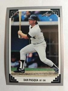 1991 Leaf Baseball Card #428 Dan Pasqua - Picture 1 of 2