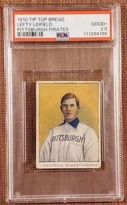 Tarjeta de béisbol 1910 Tip Top Bread Leifield Pittsburgh Pirates PSA 2,5 GD+ - Imagen 1 de 3